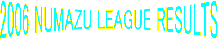 2006 NUMAZU LEAGUE RESULTS
